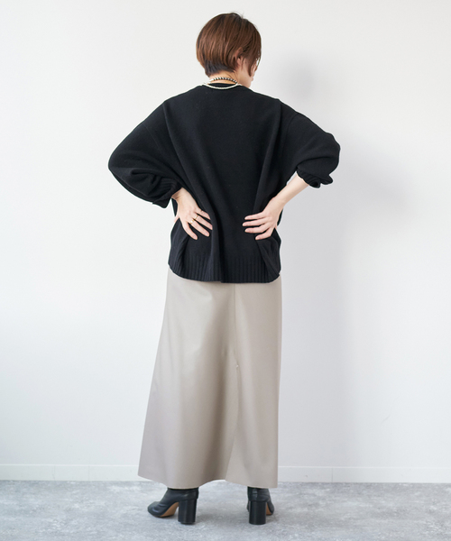 plage（プラージュ）の「ファインウール ワイドクルー プルオーバー