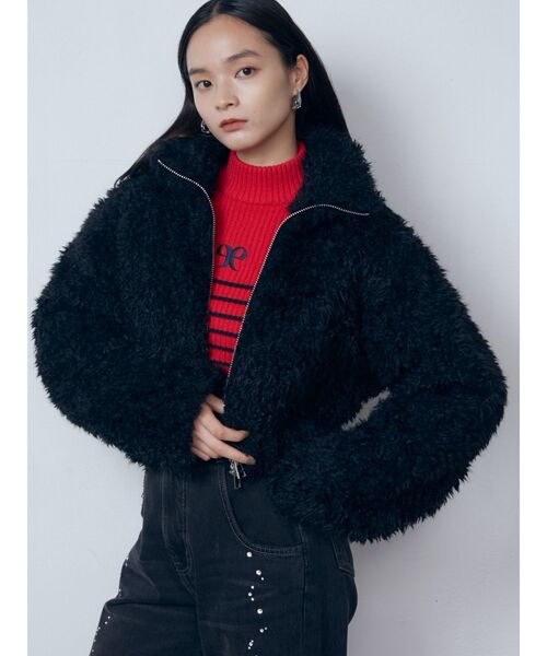 セール】シングルミニボアブルゾン（ブルゾン）｜EMODA（エモダ）の