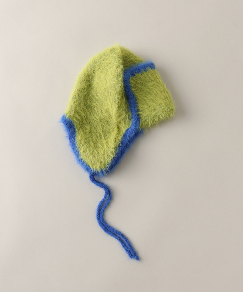 セール】【irojikake/イロジカケ】 FLUFFY FLIGHT CAP IG24AWHT18GN