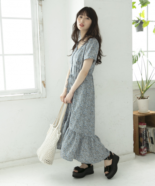 Heather（ヘザー）の「ヴィンテージガラワンピースS/S 839292
