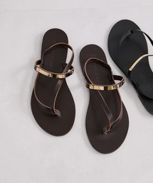 サンダル（ブラウン/茶色系・レザー・本革）ファッション通販 - ZOZOTOWN