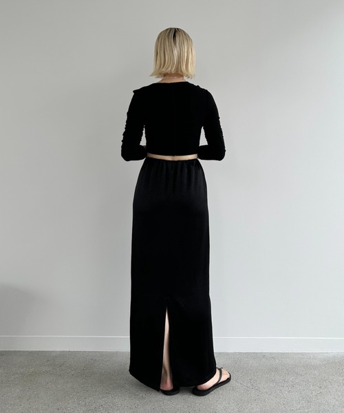 ENOF（イナフ）の「ace long straight skirt（スカート）」 - WEAR