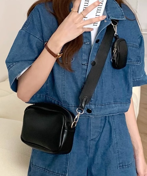 ミニケース付きショルダーバッグ（ショルダーバッグ）｜Dewlily