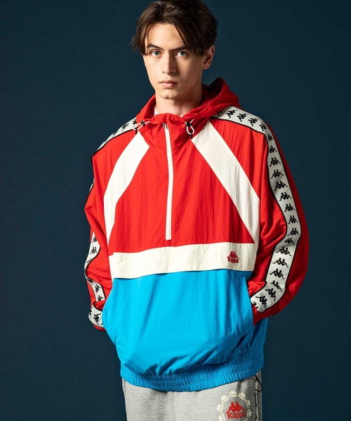Kappa（カッパ）の「Kappa(カッパ)ハーフジップウィンドブレーカー
