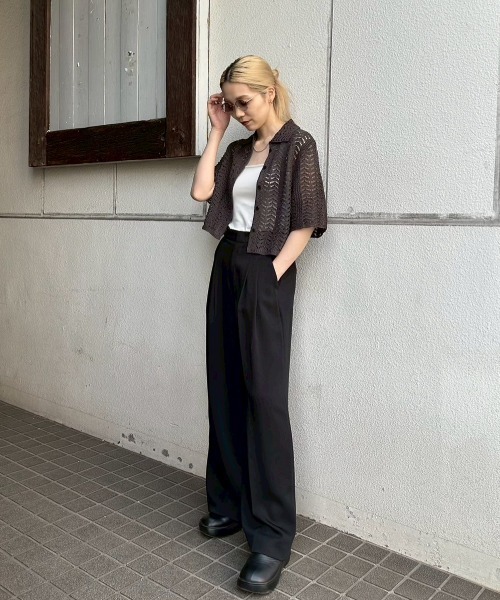 セール】Lace Knit Shirts（シャツ/ブラウス）｜TODAYFUL（トゥデイ