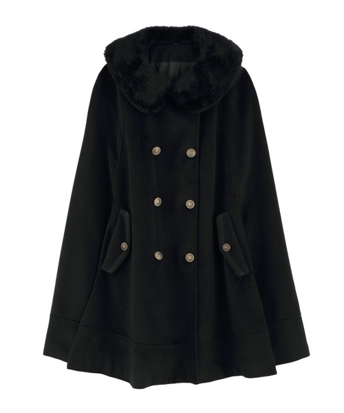 axes femme（アクシーズファム）の「3WAY襟ケープコート（その他