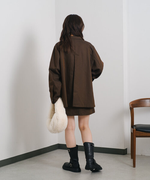 Kastane（カスタネ）の「【セットアップ対応/裏地なし】フレンチツイル