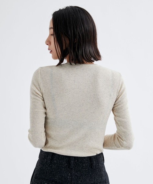 INSCRIRE（アンスクリア）の「【INSCRIRE/アンスクリア】Open L/S Tee