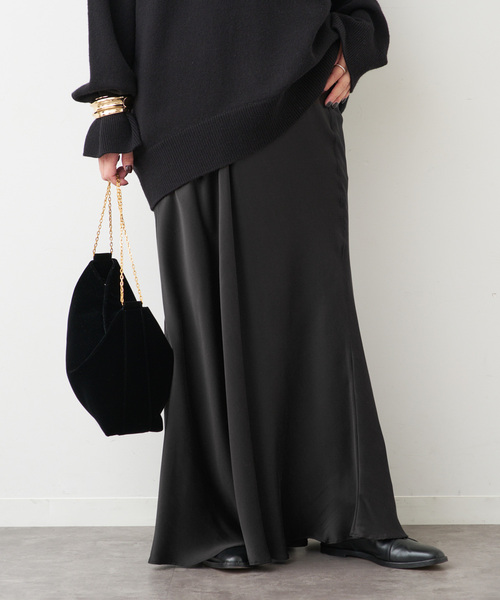 シルクサテンスカート（スカート）｜Deuxieme Classe（ドゥーズィエム