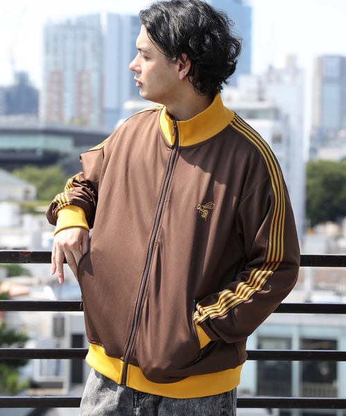 8(eight)（エイト）の「蜂 刺繍 サイドライン トラックジャケット