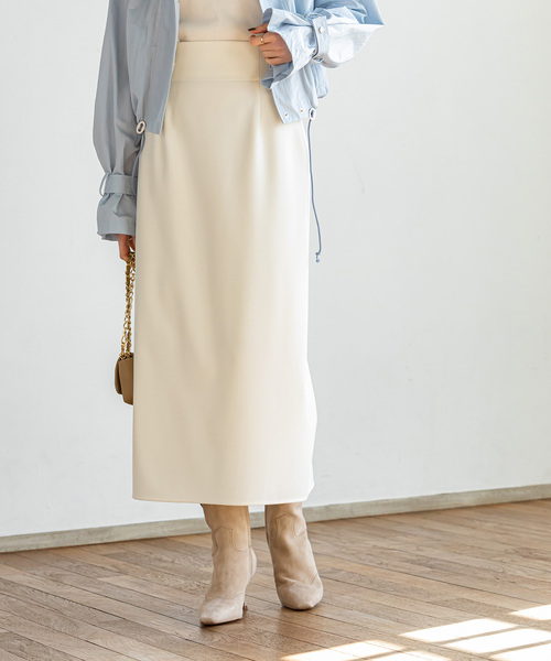 Noble（ノーブル）の「《追加》ジャージーライクカラータイトスカート