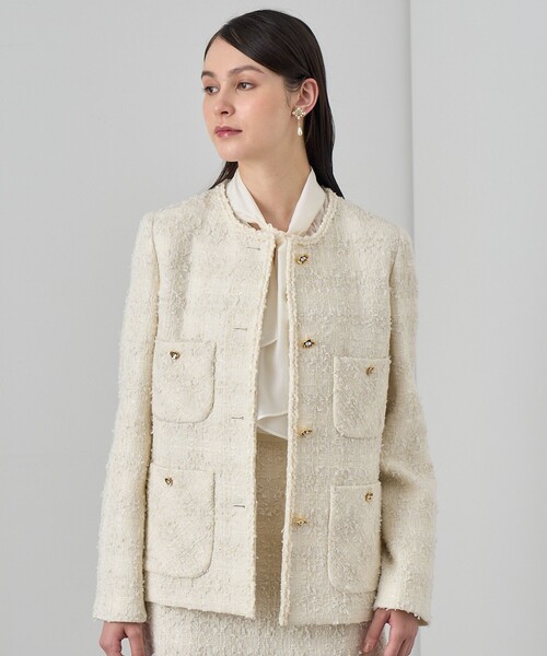 ANAYI（アナイ）の「【セットアップ対応商品】ミックスヤーンツイード