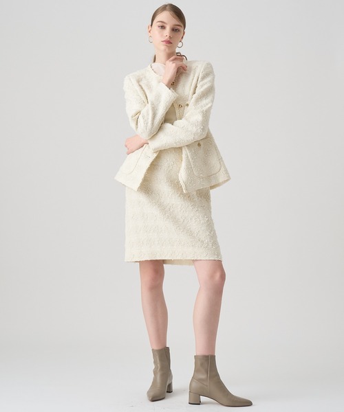 ANAYI（アナイ）の「【セットアップ対応商品】ミックスヤーンツイード