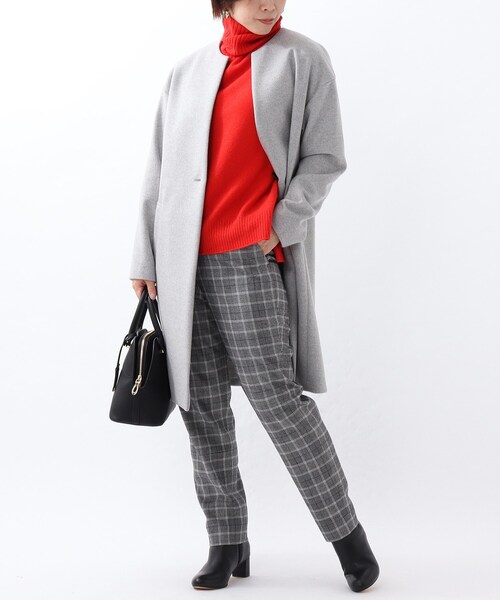 UNTITLED（アンタイトル）の「◇メイユールカシミヤ ノーカラーコート