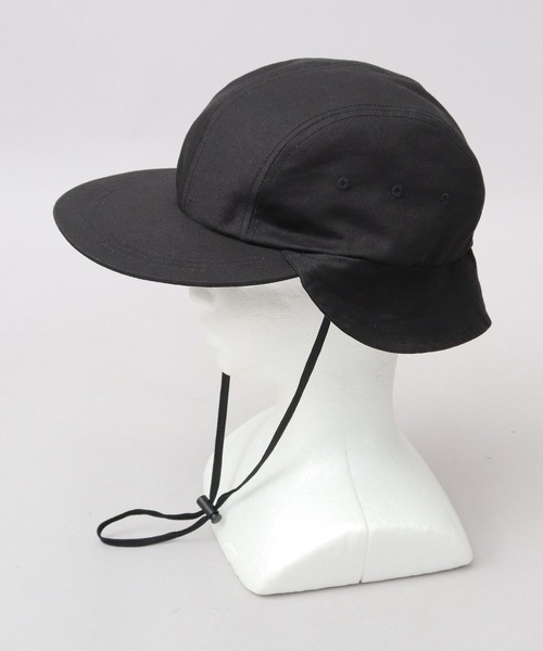 セール】ツイル ロングビル ハンターキャップ シェード・あご紐付き