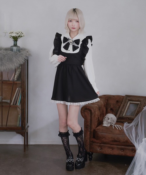 Pal elfy（パルエルフィー）の「レースリボンワンピース（ワンピース