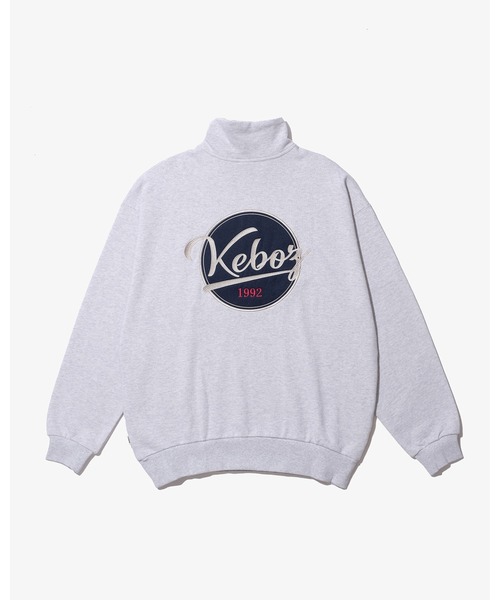 セール】BB LOGO HALF ZIP SWEAT PULLOVER（スウェット）｜KEBOZ