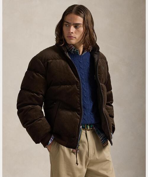 コーデュロイ ダウン ジャケット（ダウンジャケット/コート）｜POLO