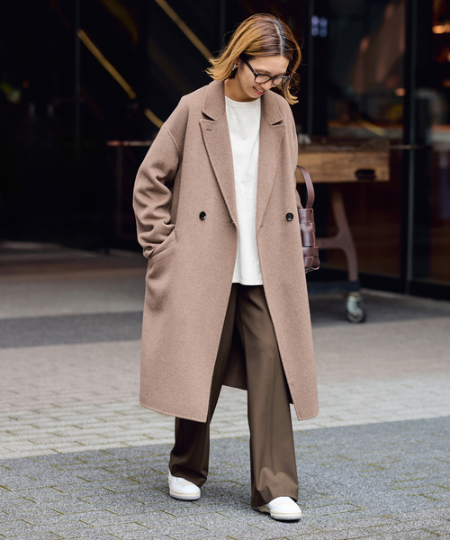 ≪追加≫SUPER160'sダブルブレストコート 5（チェスターコート