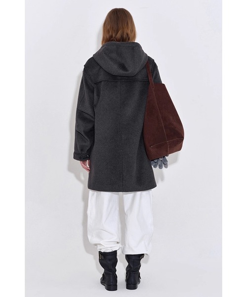 フード付き ウールダッフルミドルコート FD25W023【Fano Studios