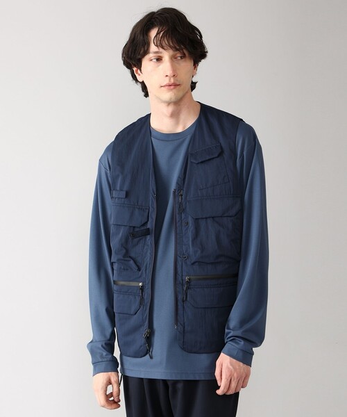 撥水 軽量 COLUMBIA BLACK LABEL／メンズ ログリバー ブラック ベスト