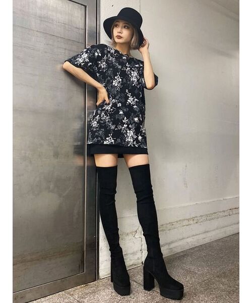 EMODA（エモダ）の「タンクバルキーロングブーツ（ブーツ）」 - WEAR