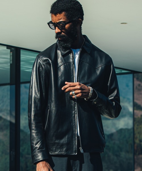 CRIMIE（クライミー）の「LAMB LEATHER WESTERN JACKET（ライダース