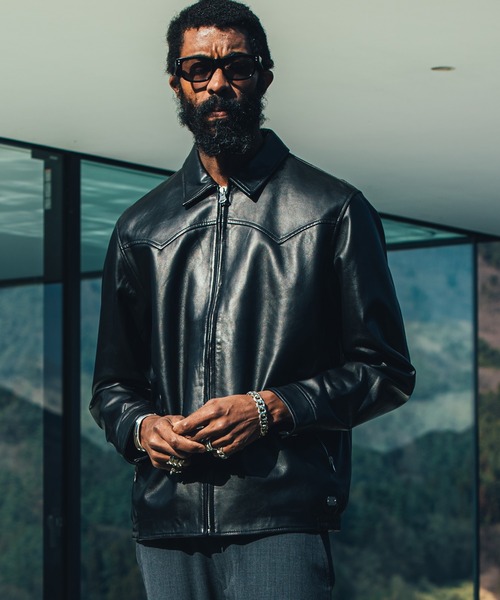CRIMIE（クライミー）の「LAMB LEATHER WESTERN JACKET（ライダース