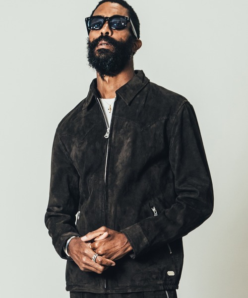 CRIMIE（クライミー）の「STRETCH SUEDE WESTERN JACKET（ライダース