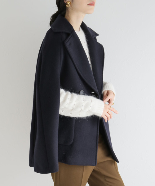 IENA（イエナ）の「二重織シャルムビーバーケープコート（その他