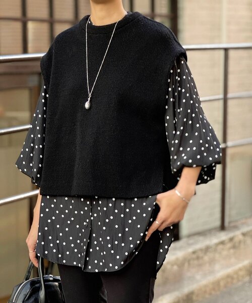 ジレセットシャツ（シャツ/ブラウス）｜BEARDSLEY（ビアズリー）の