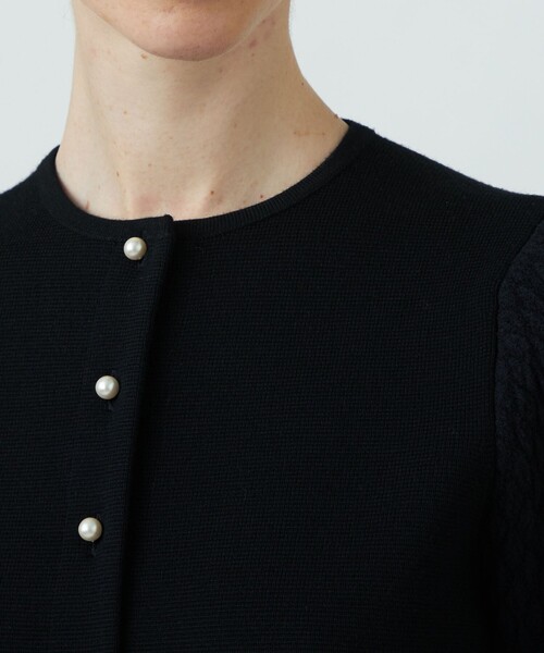 BALLSEY（ボールジィ）の「ウールコットンパールコンビ クルーネック