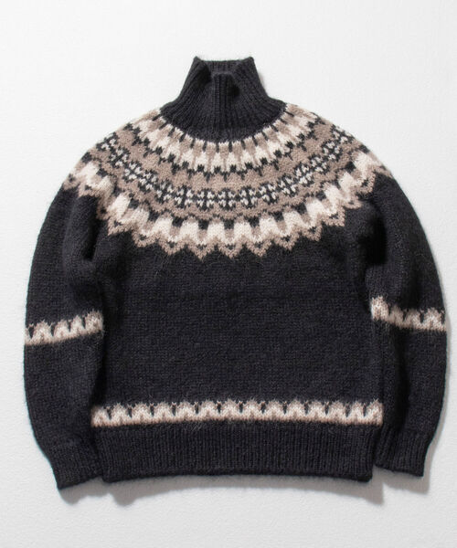 BATONER（バトナー）の「【BATONER/バトナー】MOHAIR NORDIC TURTLE