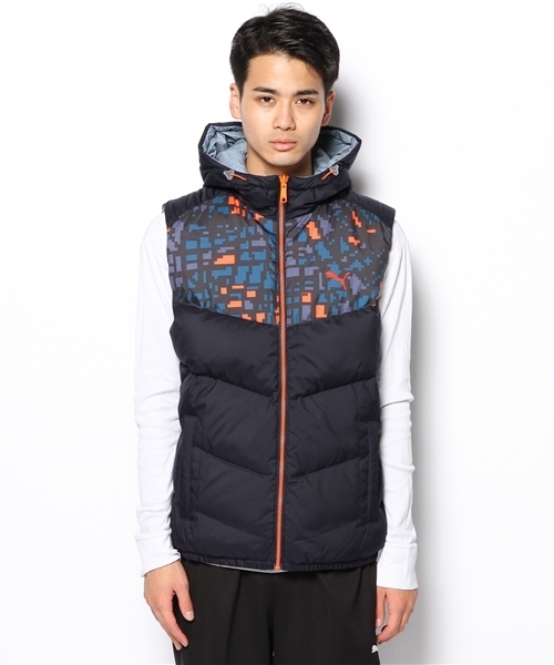 PUMA（プーマ）の「リバーシブル ダウンベスト - i like PUMA（ダウン