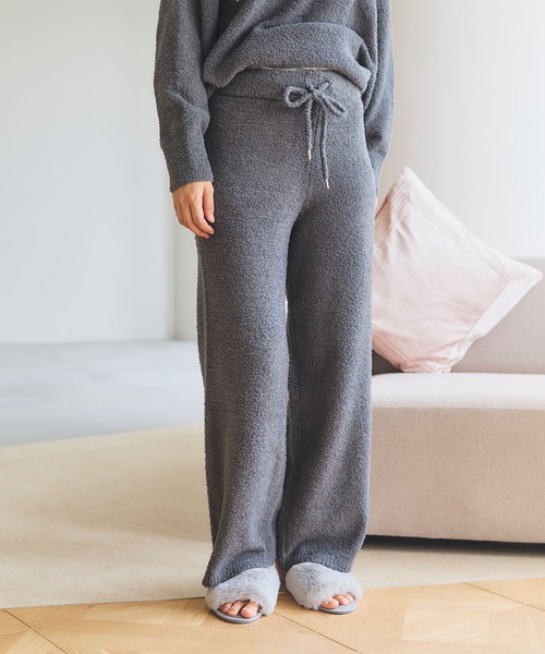 セール】【LAFUKU/ラフク】もちふわマシュマロニットロングパンツ