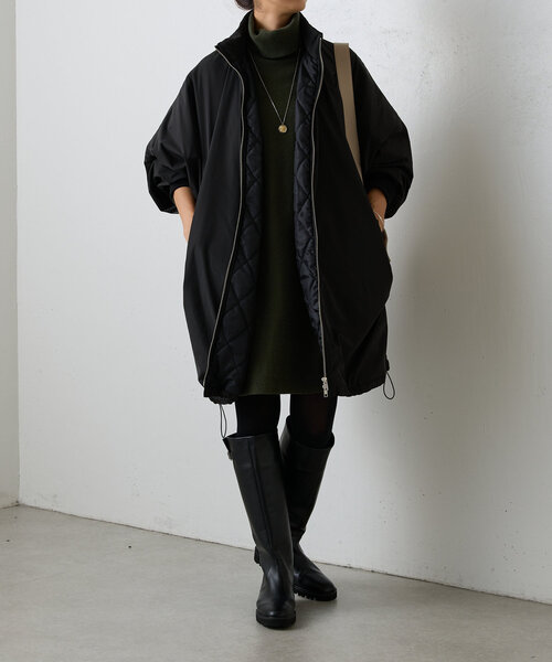BEARDSLEY（ビアズリー）の「中綿BIGポンチョコート（その他アウター