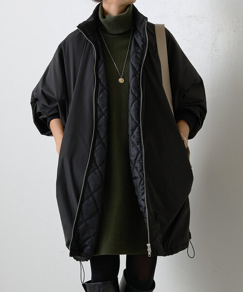 BEARDSLEY（ビアズリー）の「中綿BIGポンチョコート（その他アウター