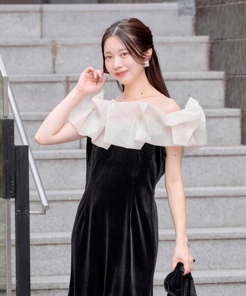 Chico（チコ）の「【まよ企画/WEB限定】フリル配色ドッキング