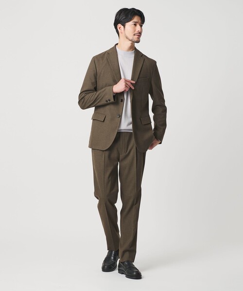 WEB限定 WARDROBE SMART】DELEGANT サキソニー セットアップ