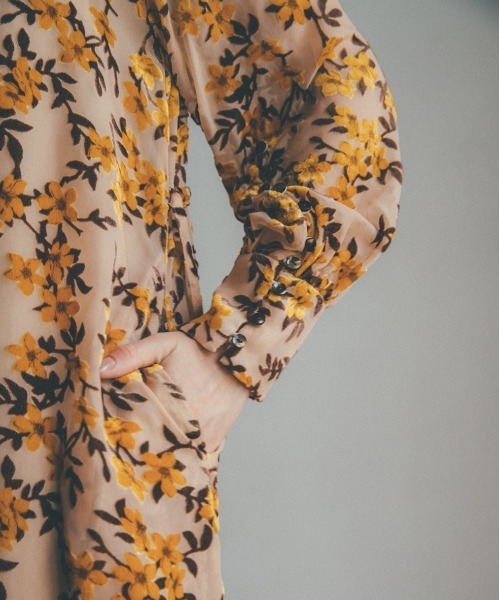 CLANE（クラネ）の「【CLANE(クラネ)】フラワーオパールバルーンワンピ