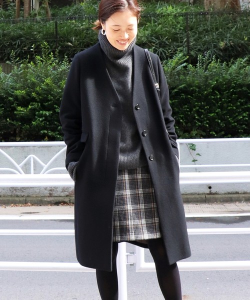 セール】Vネックノーカラーコート◇（ノーカラーコート）｜SLOBE IENA