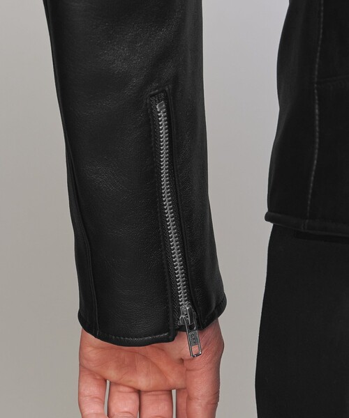 WEB限定 WARDROBE SMART】 シープ ダブル ライダースジャケット