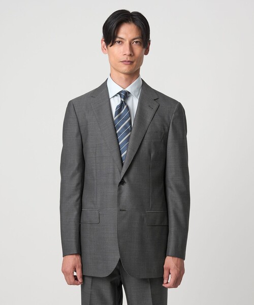 セール】GUABELLO 組織無地 2B MF スーツジャケット（スーツジャケット