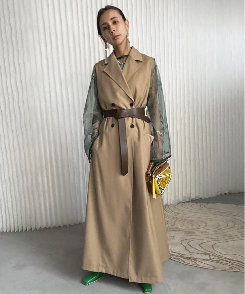 Ameri（アメリ）の「3WAY SHAPELY TAILORED COAT（トレンチコート