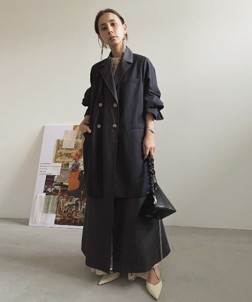 Ameri（アメリ）の「3WAY SHAPELY TAILORED COAT（トレンチコート