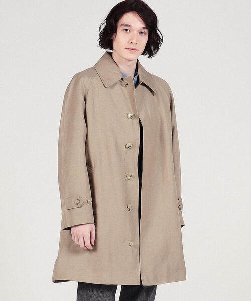 セール】【別注】MACKINTOSH×TOMORROWLAND ウールリネン ステンカラー