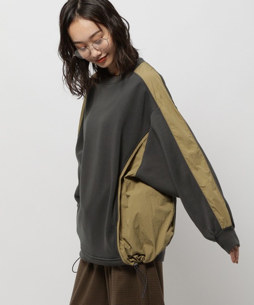 niko and（ニコアンド）の「裏起毛ドッキングプルオーバー（その他