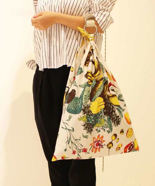 manipuri（マニプリ）の「manipuri フルーツ柄スカーフバッグ