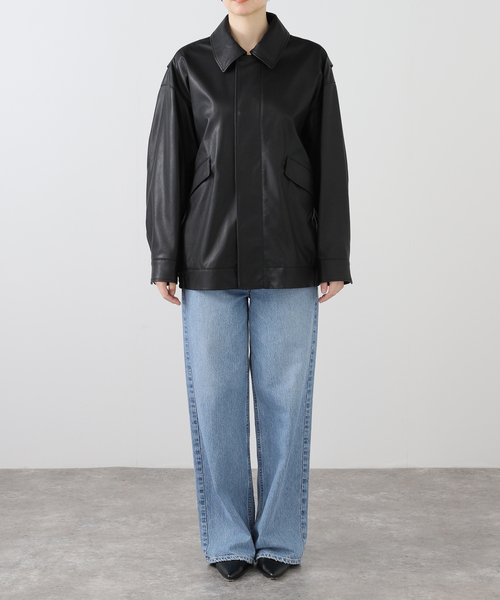 セール】Leather Like ブルゾン（ブルゾン）｜Plage（プラージュ）の