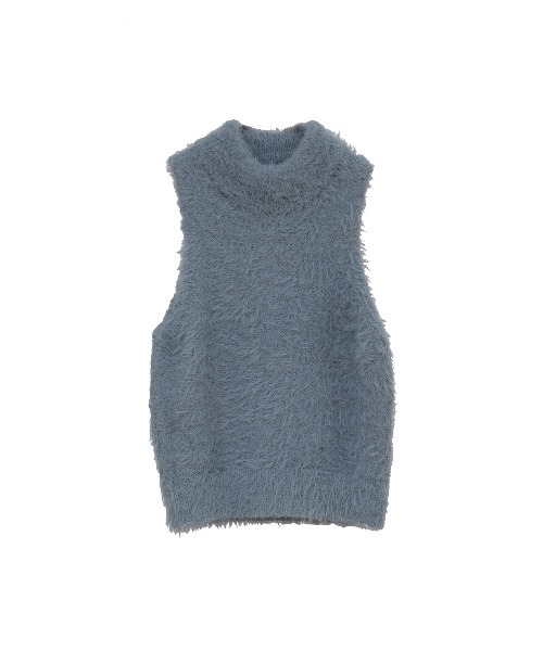 CLANE/クラネ】SHAGGY AMERICAN SLEEVE KNIT TOPS/シャギーアメリカン